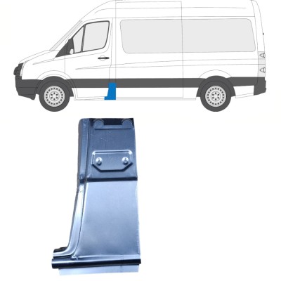 Painel de reparação do pilar para Volkswagen Crafter 2005-2017 / Esquerdo 13749