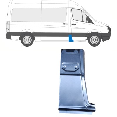 Painel de reparação do pilar para Volkswagen Crafter 2005-2017 / Direito 13750