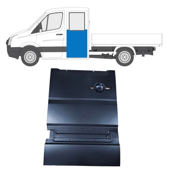 Painel de reparação das portas traseiras para Volkswagen Crafter 2005-2017 / Esquerdo 14238