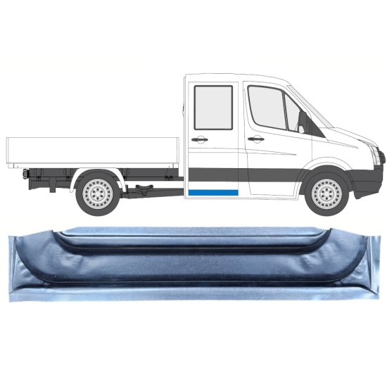 Painel de reparação interna das portas traseiras para Volkswagen Crafter 2005-2017 / Esquerda = Direita (simétrico) 13747