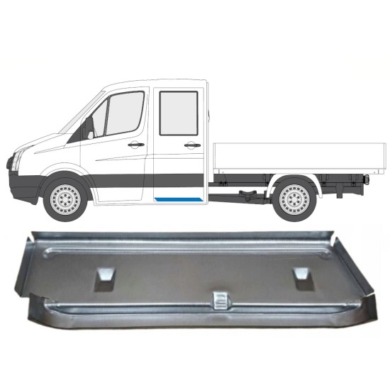 Degrau de entrada da porta para Volkswagen Crafter 2005-2017 / Esquerdo 15369