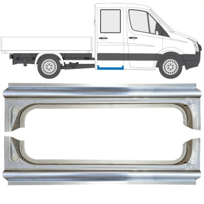 Painel de reparação traseira da soleira para Volkswagen Crafter 2005-2017 / Esquerda+Direita / Conjunto 15520