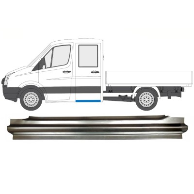 Painel de reparação traseira da soleira para Volkswagen Crafter 2005-2017 / Esquerdo 15515