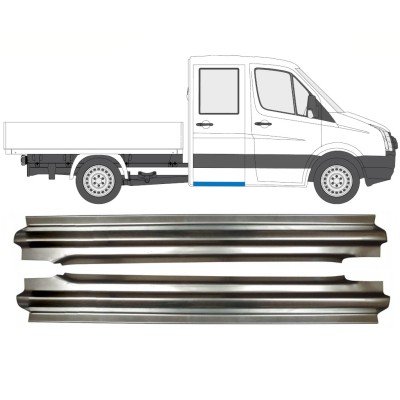 Painel de reparação traseira da soleira para Volkswagen Crafter 2005-2017 / Esquerda+Direita / Conjunto 15516