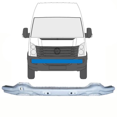 Reforço do para-choque dianteiro / travessa para Volkswagen Crafter 2005-2017 13861