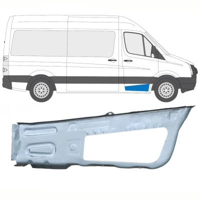 Painel de reparação do degrau dianteiro para Volkswagen Crafter 2005-2017 / Direito 14102