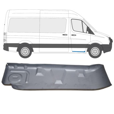 Degrau de entrada da porta para Volkswagen Crafter 2005-2017 / Direito 15542