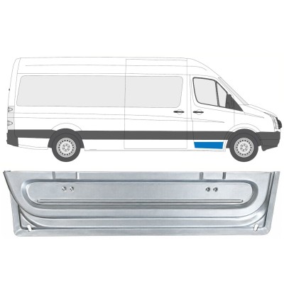 Painel de reparação interna das portas dianteiras para Volkswagen Crafter 2005-2017 / Direito 17056