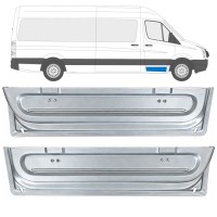 Painel de reparação interna das portas dianteiras para Volkswagen Crafter 2005-2017 / Esquerda+Direita 17058