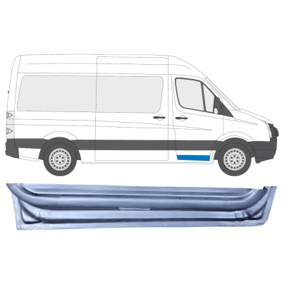 Painel de reparação interna das portas dianteiras para Volkswagen Crafter 2005-2017 / Direito 17056