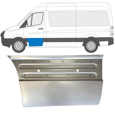 Painel de reparação das portas dianteiras para Volkswagen Crafter 2005-2017 / Esquerdo 15495