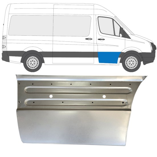 Painel de reparação das portas dianteiras para Volkswagen Crafter 2005-2017 / Direito 15494