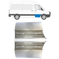 Painel de reparação das portas dianteiras para Volkswagen Crafter 2005-2017 / Esquerda+Direita / Conjunto 15496