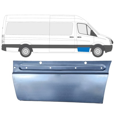 Painel de reparação das portas dianteiras para Volkswagen Crafter 2005-2017 / Direito 13444