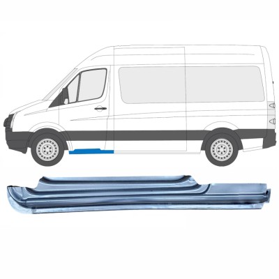 Painel de reparação da soleira da porta dianteira para Volkswagen Crafter 2005-2017 / Esquerdo 13971