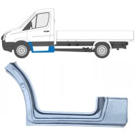 Painel de reparação do guarda-lamas dianteiro com parte da soleira para Volkswagen Crafter 2005-2017 / Esquerdo 13839