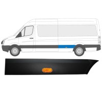 Moldura lateral do guarda-lamas traseiro com Luz para Volkswagen Crafter 2005-2017 / Esquerdo / Conjunto 13994