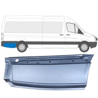 Painel de reparação do guarda-lamas traseiro para Volkswagen Crafter 2005-2017 / Direito 13451
