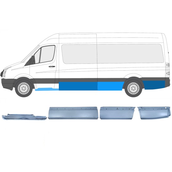 Kit de reparos para Volkswagen Crafter 2005-2017 / Esquerdo / 14505