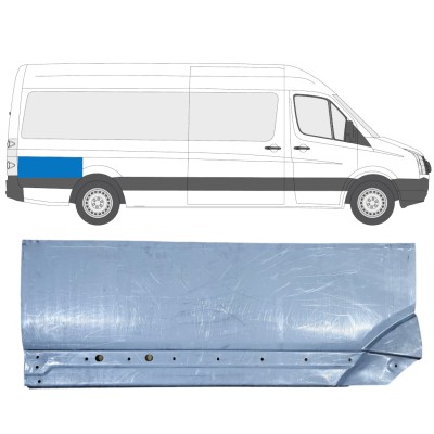 Painel de reparação da parte traseira do guarda-lamas traseiro para Volkswagen Crafter 2005-2017 / Direito 13894
