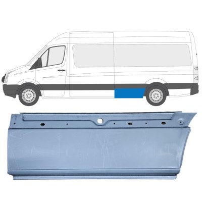 Painel de reparação do guarda-lamas traseiro para Volkswagen Crafter 2005-2017 / Esquerdo 13446