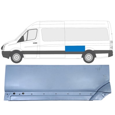 Painel de reparação do guarda-lamas traseiro para Volkswagen Crafter 2005-2017 / Esquerdo 13896