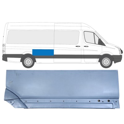 Painel de reparação do guarda-lamas traseiro para Volkswagen Crafter 2005-2017 / Direito 15521