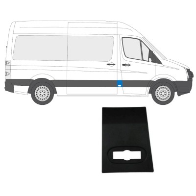 Moldura lateral dianteira para Volkswagen Crafter 2005-2017 / Direito 13689