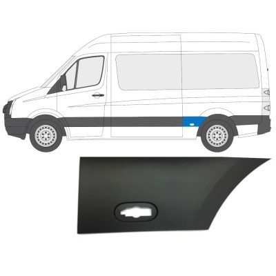 Moldura lateral do guarda-lamas traseiro para Volkswagen Crafter 2005-2017 / Esquerdo 13823