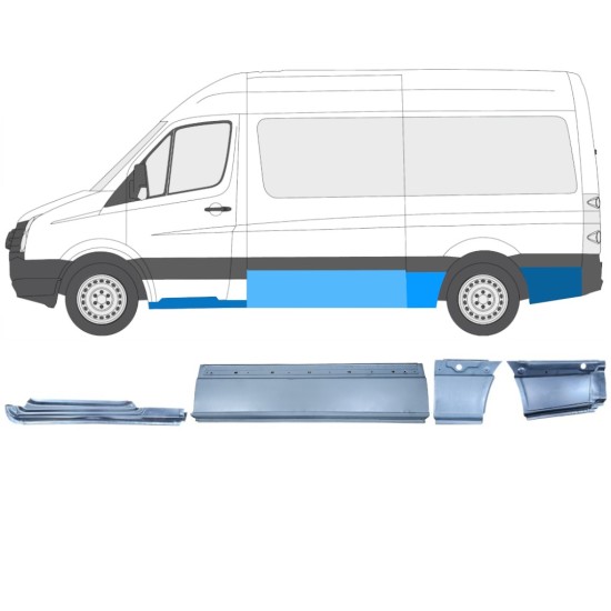Kit de reparos para Volkswagen Crafter 2005-2017 / Esquerdo / 14503