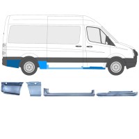 Kit de reparos para Volkswagen Crafter 2005-2017 / Direito / 14502