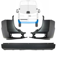 Para-choque traseiro para Volkswagen Crafter 2005-2017 / Conjunto 15554