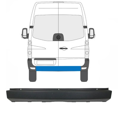 Para-choque traseiro para Volkswagen Crafter 2005-2017 15550