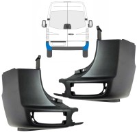 Canto do para-choque traseiro para Volkswagen Crafter 2005-2017 / Esquerda+Direita / Conjunto 15549