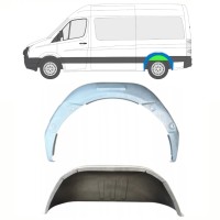 Painel de reparação interna do arco da roda traseira para Volkswagen Crafter 2005-2017 / Esquerdo / Conjunto 14322
