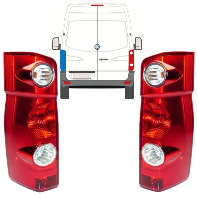 Luz traseira para Volkswagen Crafter 2005-2017 / Esquerda+Direita / Conjunto 15574