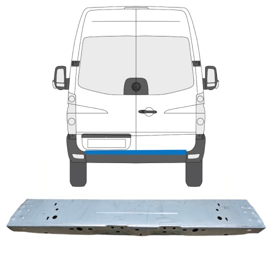 Painel de reparação traseira para Volkswagen Crafter 2005-2017 14239
