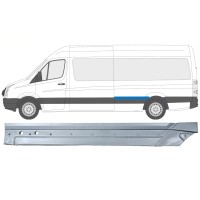 Painel de reparação do guarda-lamas traseiro para Volkswagen Crafter 2005-2017 / Esquerdo 14334