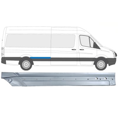 Painel de reparação do guarda-lamas traseiro para Volkswagen Crafter 2005-2017 / Direito 14332