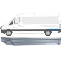 Painel de reparação do guarda-lamas traseiro para Volkswagen Crafter 2005-2017 / Esquerdo 14333