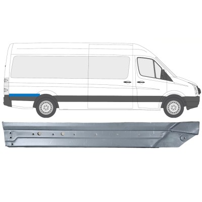 Painel de reparação do guarda-lamas traseiro para Volkswagen Crafter 2005-2017 / Direito 14331