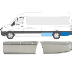 Painel de reparação do guarda-lamas traseiro para Volkswagen Crafter 2005-2017 / Esquerdo / Conjunto 14127