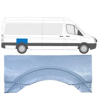 Painel de reparação do guarda-lamas traseiro para Volkswagen Crafter 2005-2017 / Direito 13440