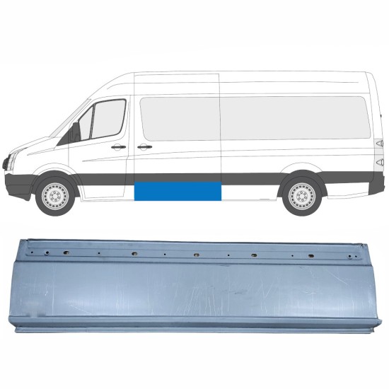 Painel de reparação lateral para Volkswagen Crafter 2005-2017 / Esquerdo 13502