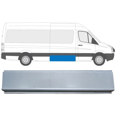 Painel de reparação lateral externa para Volkswagen Crafter 2005-2017 / Esquerda = Direita (simétrico) 13972
