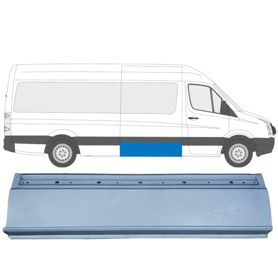 Painel de reparação lateral para Volkswagen Crafter 2005-2017 / Direito 13959