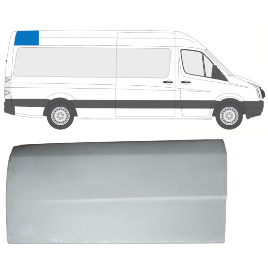 Painel de reparação do teto para Volkswagen Crafter 2005-2017 / Direito 13840