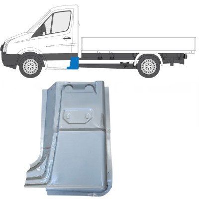 Painel de reparação do canto traseiro para Volkswagen Crafter 2005-2017 / Esquerdo 15503