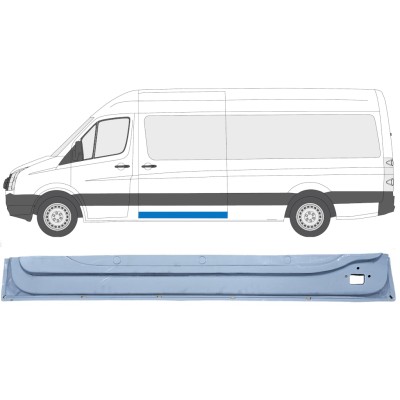 Painel de reparação interna das portas deslizantes para Volkswagen Crafter 2005-2017 / Esquerdo 15545