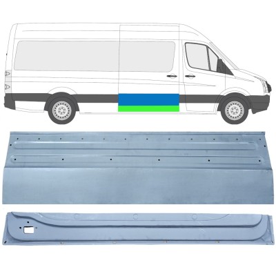 Painel de reparação interna e externa das portas deslizantes para Volkswagen Crafter 2005-2017 / Direito / Conjunto 14319